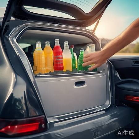 车载冰箱提前冷藏饮料