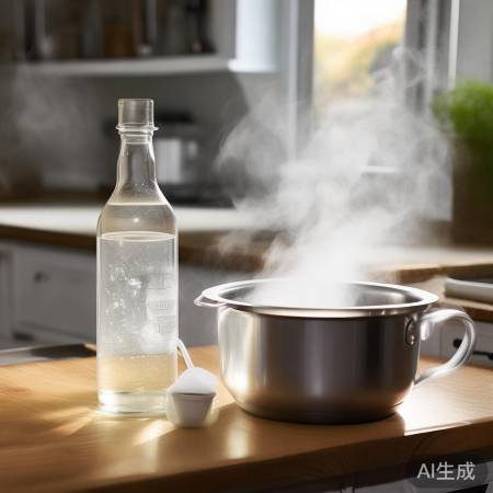 白醋热水清洁武器