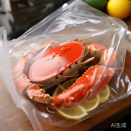 大闸蟹保鲜小窍门：柠檬密封袋