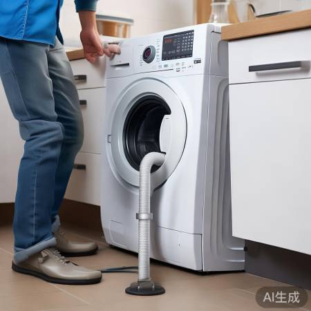 洗衣机排水慢，换短排水管