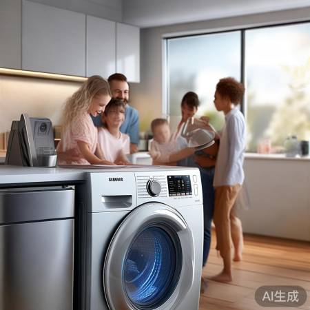 三星洗衣机，省心轻松洗