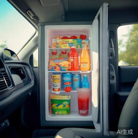 小巧冰箱，夏日出行必备