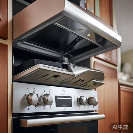 关闭电源,检查油烟机风轮固定