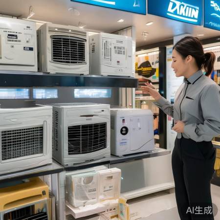 “XX空调专卖店，大金中央空调