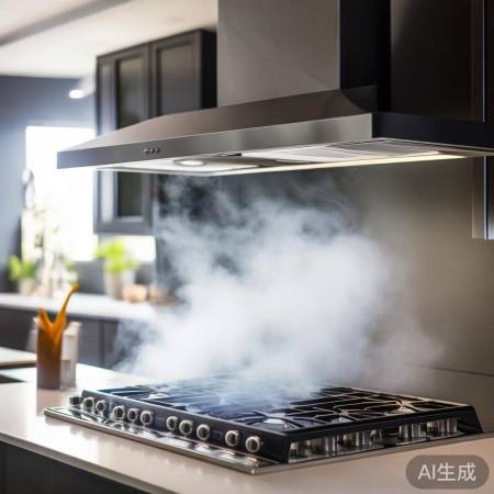 高效油烟机：吸力大、噪音小、易