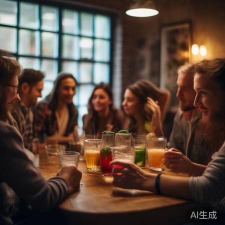 畅饮闲聊，生活美好