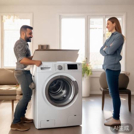 送货上门，轻松购洗衣机