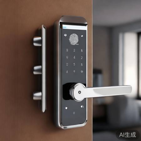 美的智能锁：指纹密码双重保障