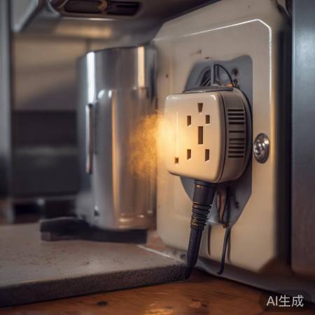 大功率电器共用插座易过载,危险