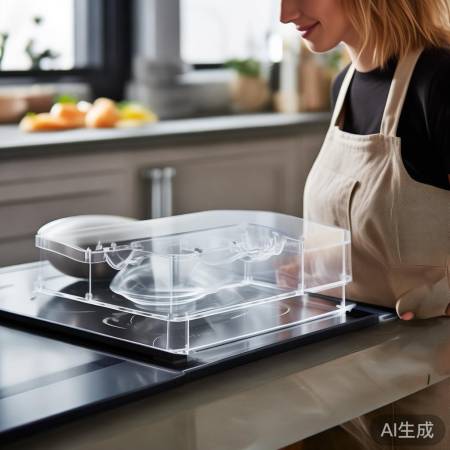 “护套让烹饪更轻松整洁”