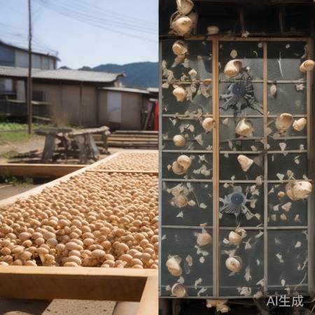 香菇烘干方式：晒干与烘干机