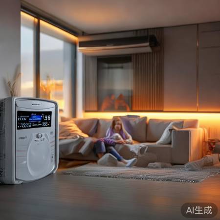 中央空调制热效率高，冬天用电省