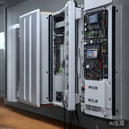 壁挂炉后盖，电脑板位置