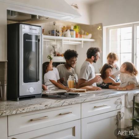 “美的三公斤洗衣机，家庭洗涤好