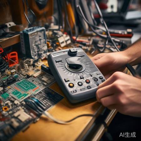 万用表探针触电路端