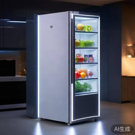 节能LED照明，静音设计冰箱
