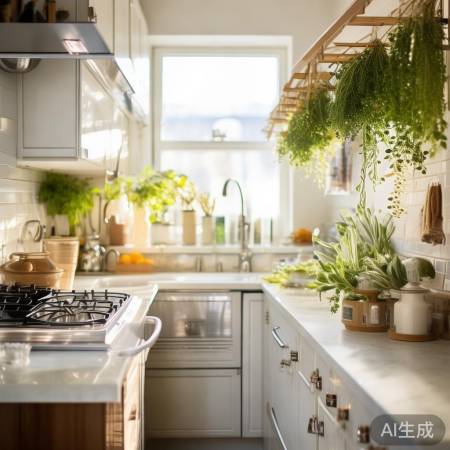 厨房整洁,生活态度