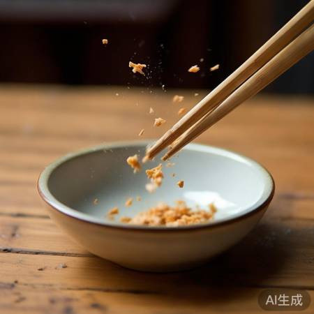 抖掉筷渣，干净第一