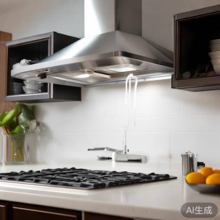 更换油烟机灯泡成功