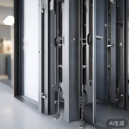 防盗门链条轨道系统