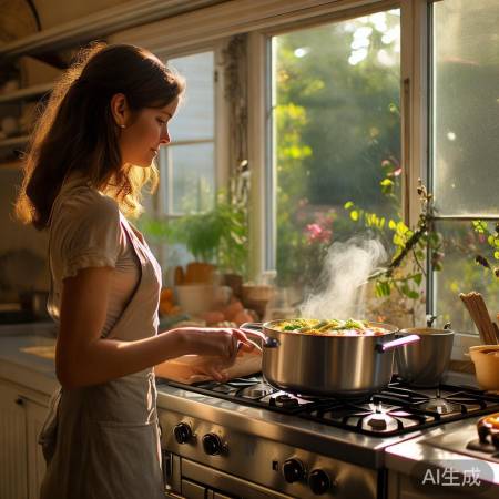 燃气双灶炖汤,生活诗意盎然