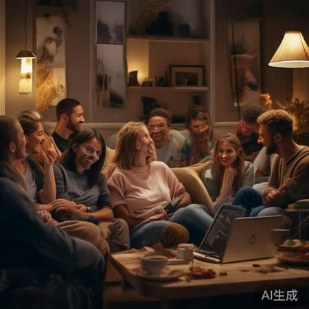 周末沙发聊天，轻松愉快！