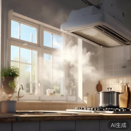 厨房通风，油烟远离