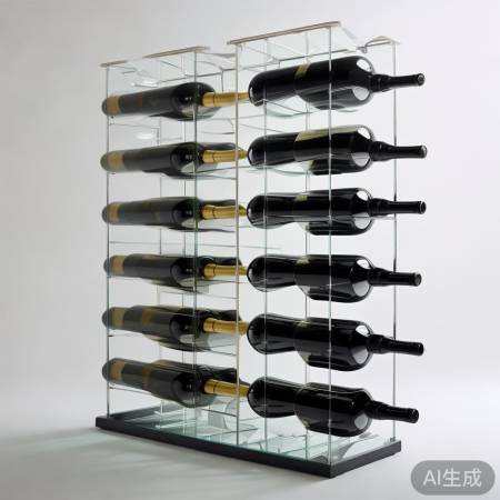现代简约酒柜架子，定制时尚感