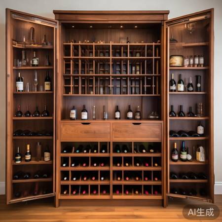 定制红酒柜，家居收纳助手