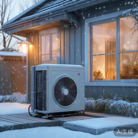 “空气能加热器，冬日温暖神器”