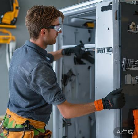 拆冰箱后盖，小心电路