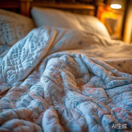 “水星空调被,温馨小角落”