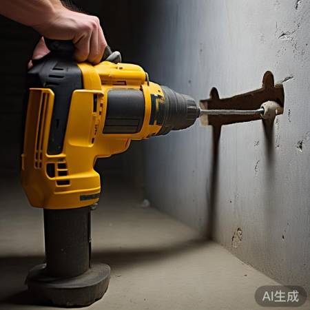 冲击钻墙打孔固定支架