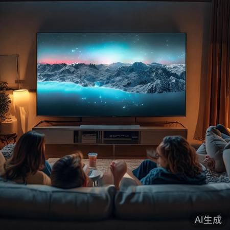 电视享受生活时光