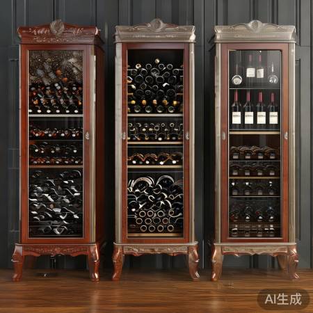 红酒柜材质多样，各有特点