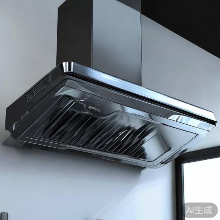 高端侧吸式油烟机，炫酷吸力强