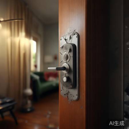 指纹锁裂,检查全家安全