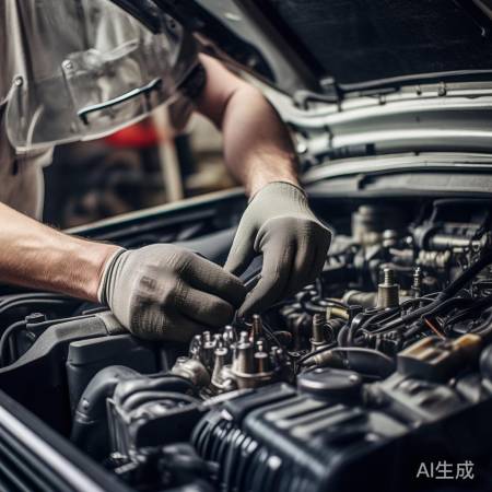 “掀引擎盖,拧螺丝,小心操作。