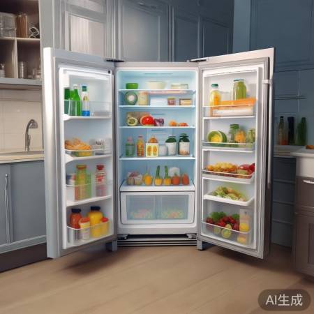 冰箱整洁,食物保存好