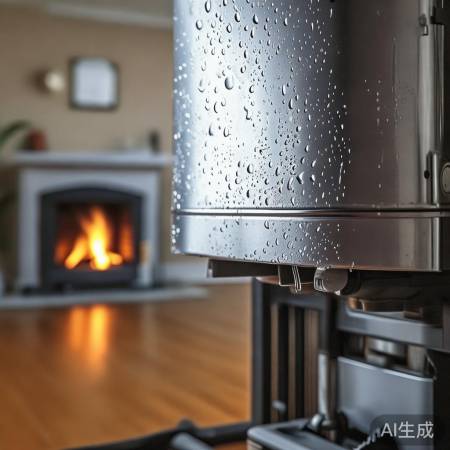 壁挂炉气管滴水处理法