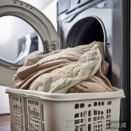 勿将大件衣物入洗衣机