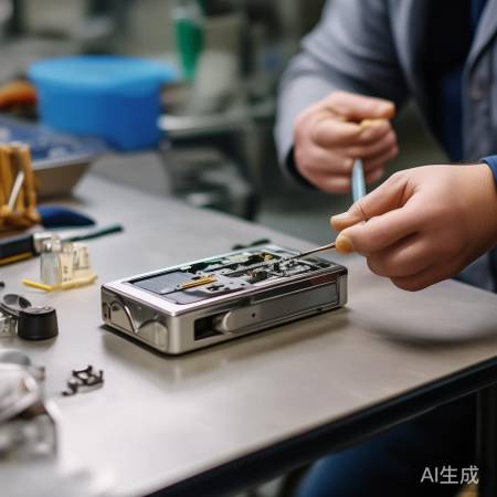 组装指纹锁,电池改装成功