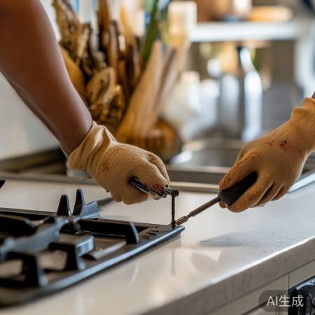 燃气灶螺丝除锈小技巧