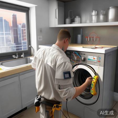 检查电路，恢复洗衣机