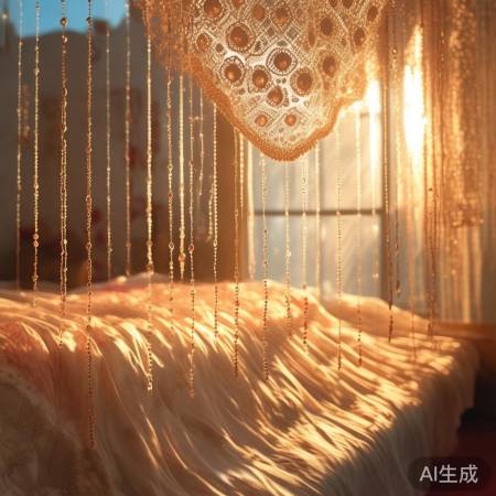 珠帘化解煞气，保护卧室私密