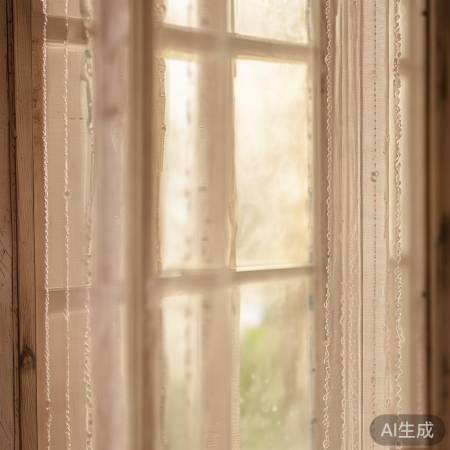 柔和色彩珠帘，温馨透气。