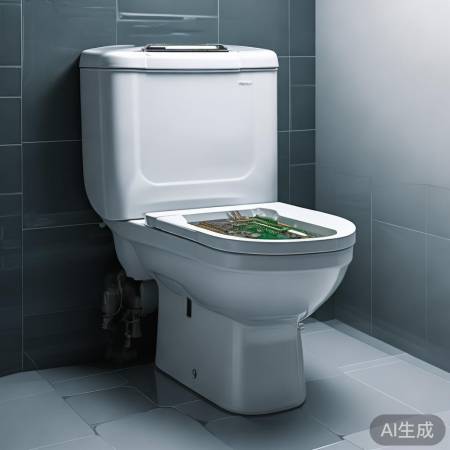 马桶底部找电路板
