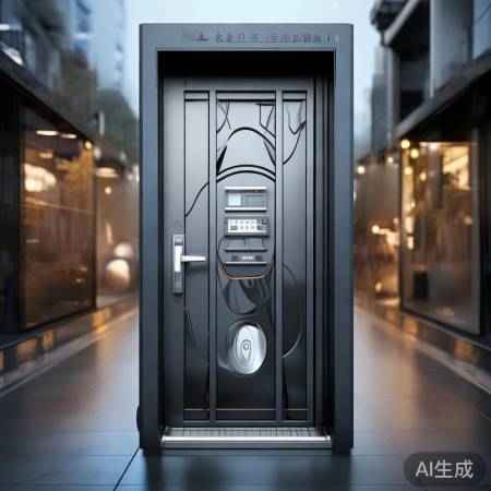 王力智能门，科技感强