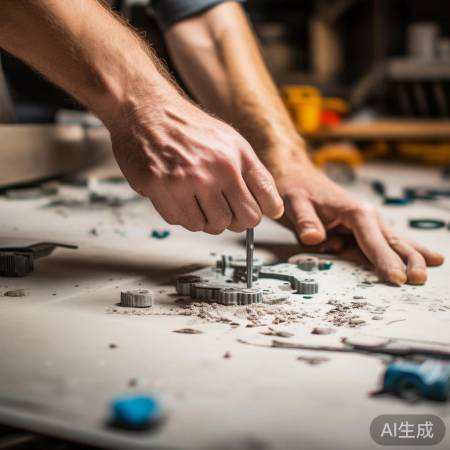 安装底座,均匀拧螺丝