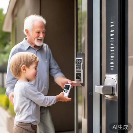 老人小孩专用锁